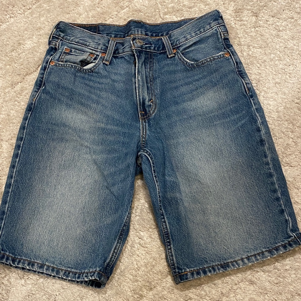 Levi's Blue Denim Jean Shorts